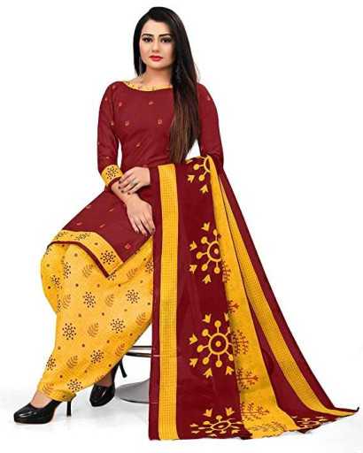 Stitched Salwar Suit Material