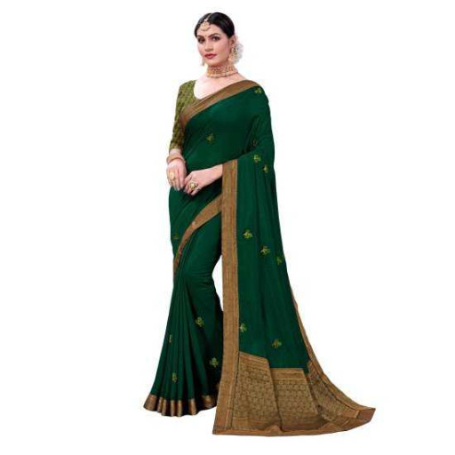 Jacquard Pallu Work Lace Border Saree